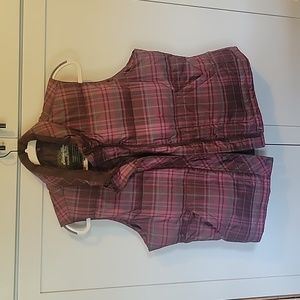 Eddie Bauer Goose Down Vest Size L. EUC